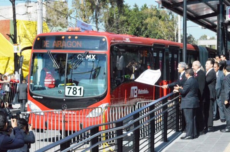 Nuevo autobús de la Ciudad de México