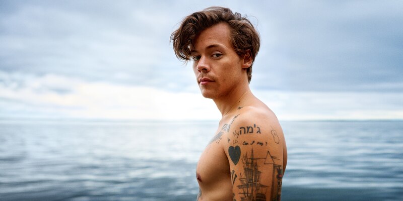 Harry Styles muestra sus tatuajes en una nueva foto