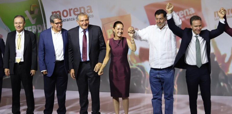 Morena celebra su triunfo en las elecciones de 2018