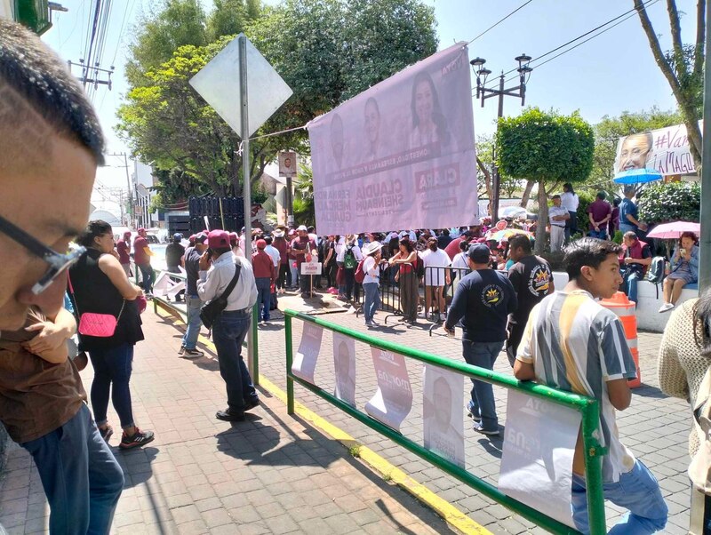 Claudia Sheinbaum encabeza mitin en Toluca