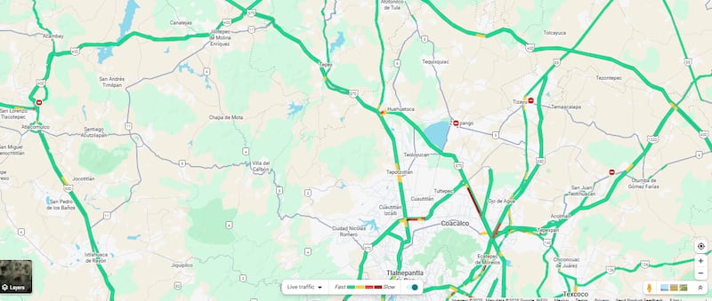 La carretera muestra buenos avances en general un día después de las marchas de autotransportistas.