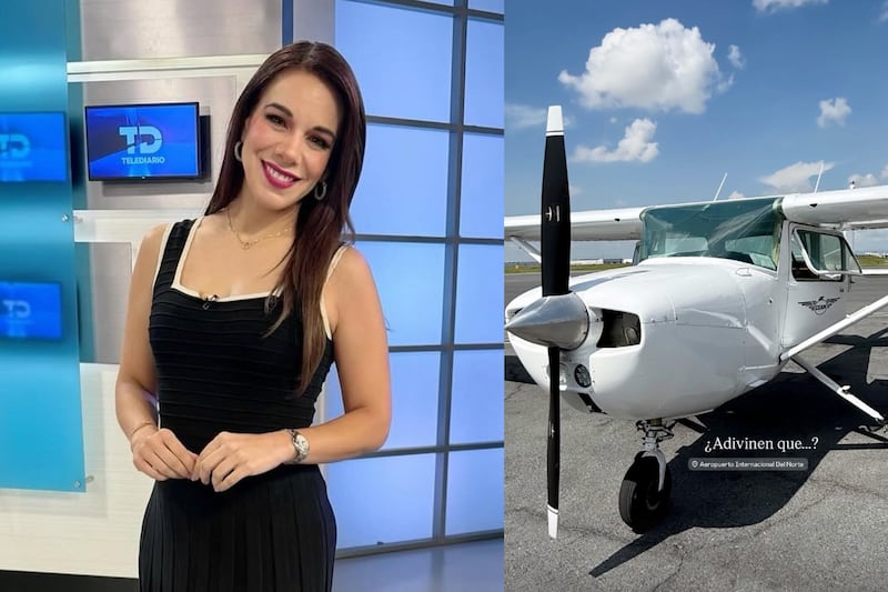 Débora Estrella, conductora de Telediario