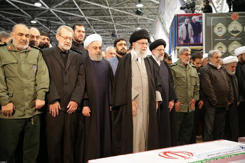 Líderes iraníes asisten al funeral del ayatolá Rafsanjani