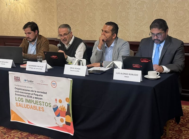Organizaciones civiles se pronunciaron por incluir a las bebidas alcohólicas en los gravámenes contemplados en el Paquete Económico2026, como parte de los impuestos saludables, con los impuestos a bebidas azucaradas y el tabaco, que también deberían aumentar