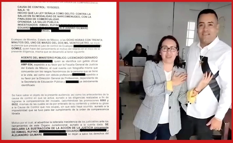 Title: Agente del Ministerio Público declara sustracción de la acción de la justicia a imputados