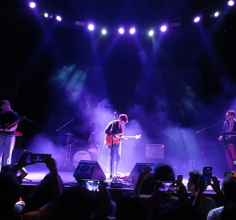 Clap Your Hands Say Yeah en su presentación del 7 de junio en Foro Puebla