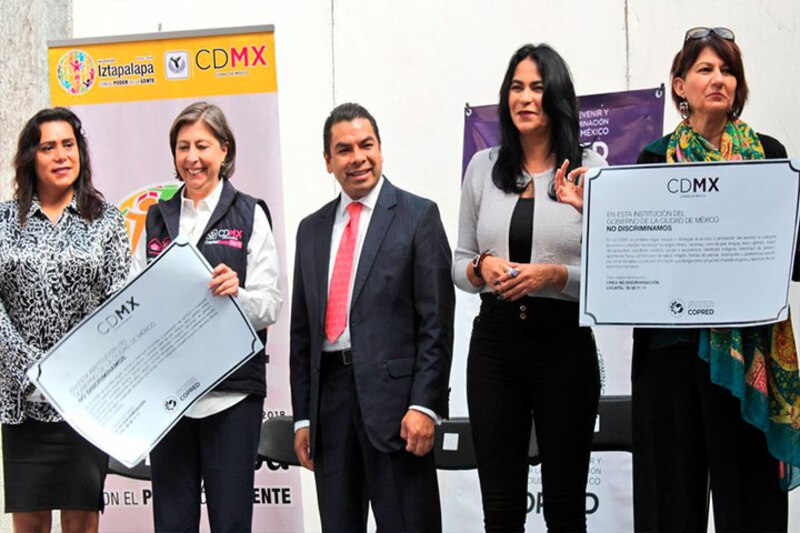 Entrega COPRED reconocimientos a empresas que no discriminan