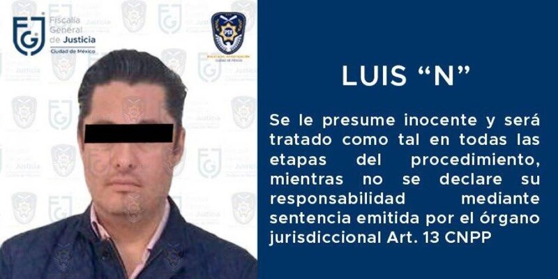 Luis "N", presunto feminicida de Yrma Lydya