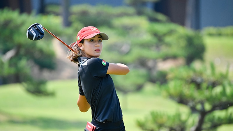 La golfista mexicana María Fassi se prepara para el Abierto Británico