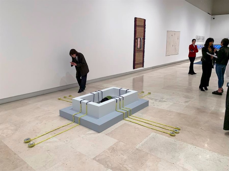 Instalación de arte contemporáneo