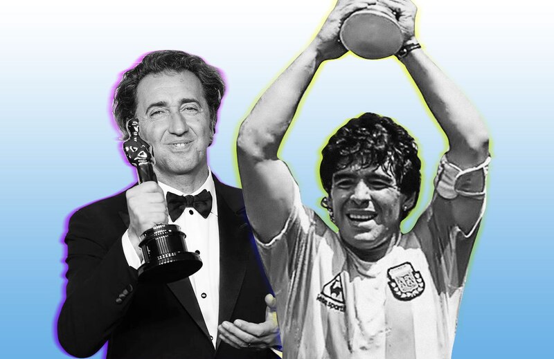 Maradona y Sorrentino, dos íconos argentinos