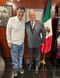 Reaparece Manuel Bartlett ahora en Senado; se reúne con Fernández Noroña 