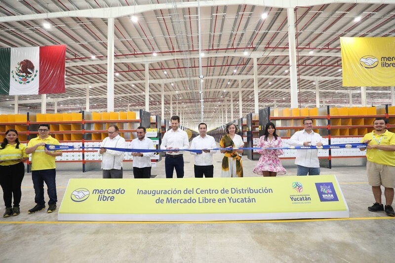 Inauguración del Centro de Distribución de Mercado Libre en Yucatán