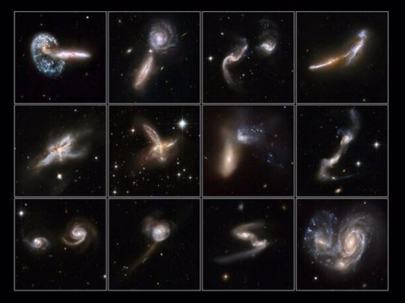 Diferentes tipos de galaxias