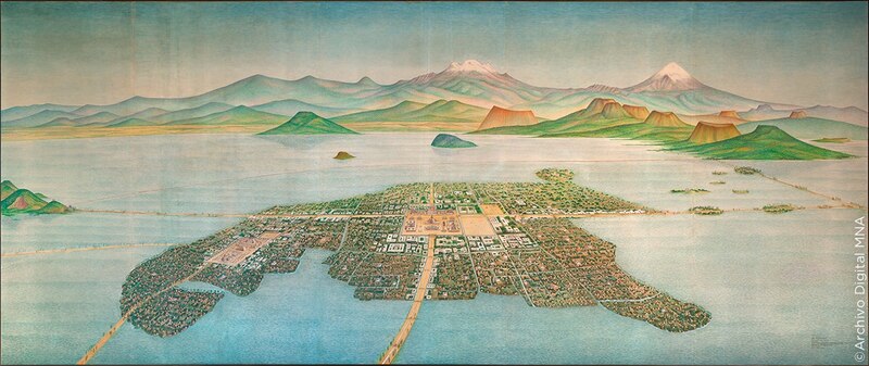 La ciudad de Tenochtitlán
