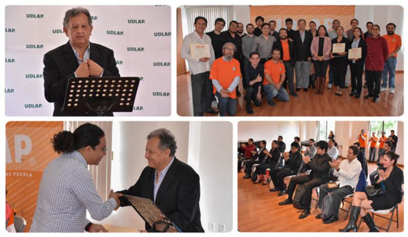 Entrega de reconocimientos a alumnos destacados de la UDLAP