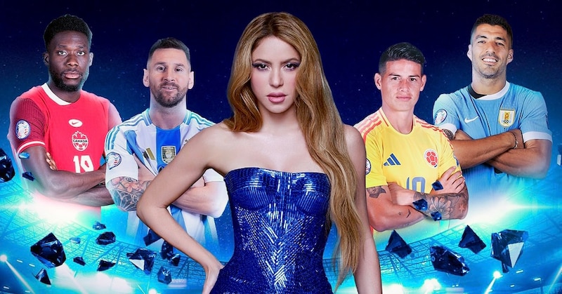 ¡Shakira, Messi, James y Mbappé juntos en una misma foto!