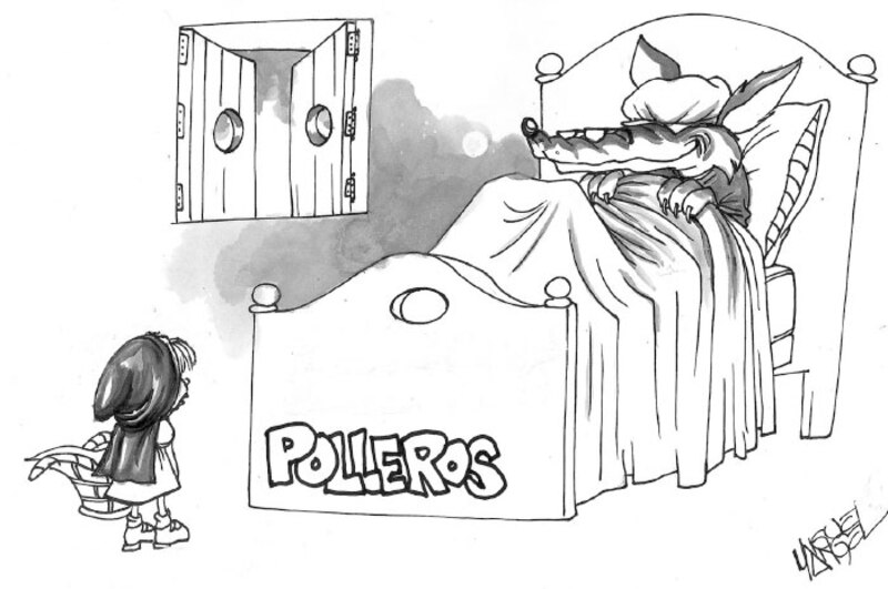 Caperucita Roja y el lobo feroz