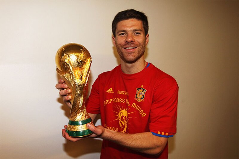 Iker Casillas levantando la Copa del Mundo