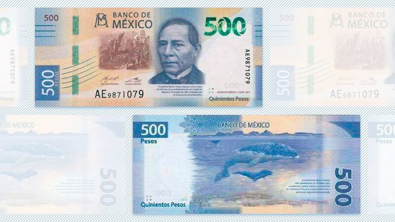 Title: Nuevo billete de 500 pesos mexicanos