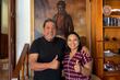 Con Vicente de testigo 