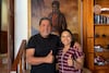 Con Vicente de testigo 