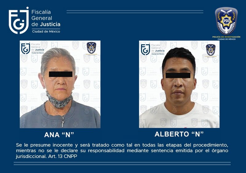 Title: Ana y Alberto fueron detenidos por la policía en la Ciudad de México.