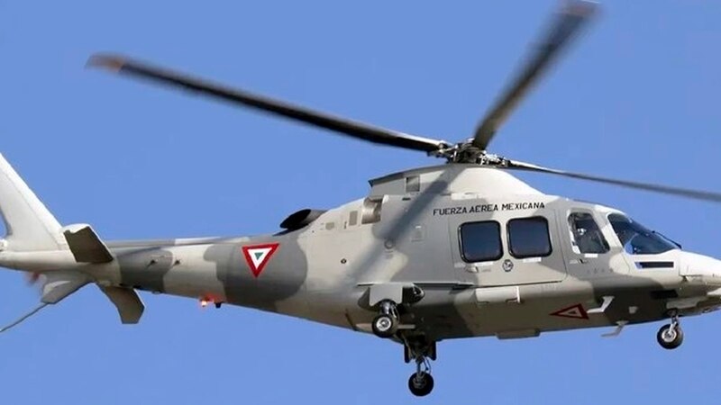 Helicóptero de la Fuerza Aérea Mexicana