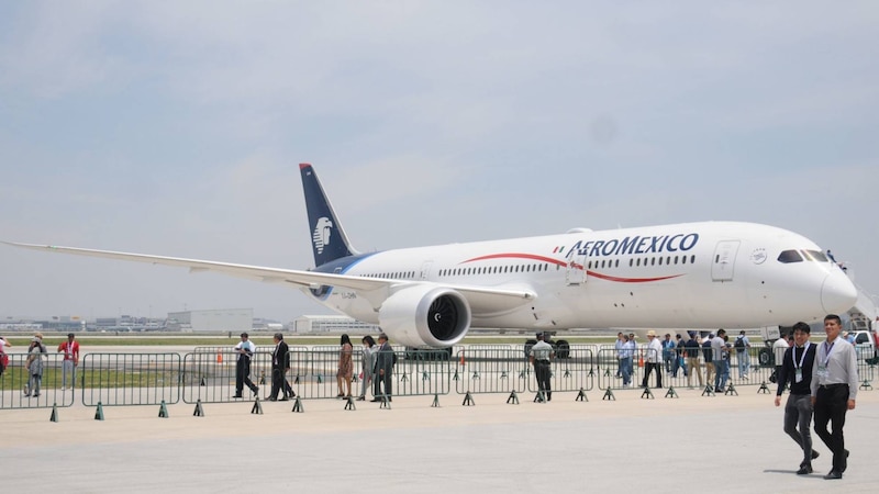 ¡El nuevo Boeing 787-9 Dreamliner de Aeroméxico!