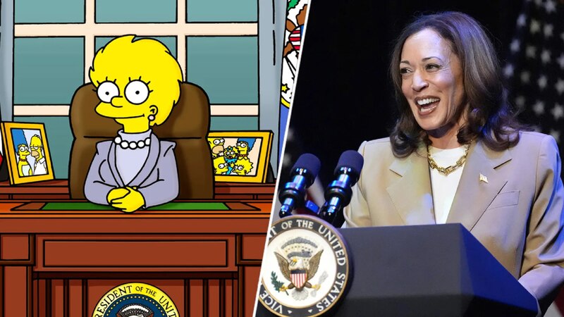 Kamala Harris y Los Simpson predijeron el futuro