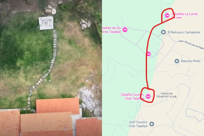 El líder del CJNG salió por la parte trasera del jardín de la cabaña donde estaba e intentó huir hacia otra cabaña por una zona boscosa.