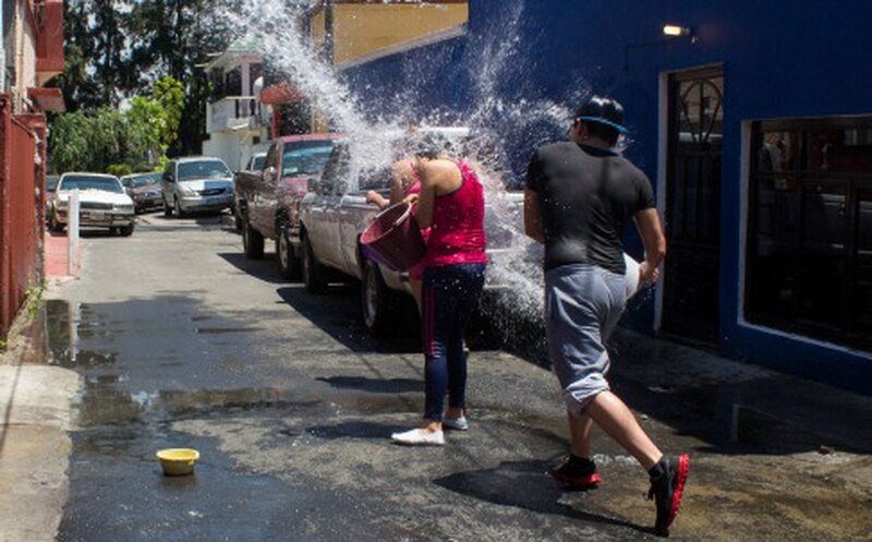 ¡Guerra de agua!