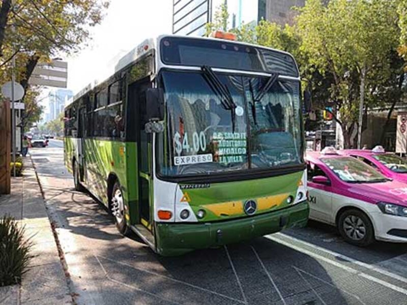 Autobús público en la Ciudad de México