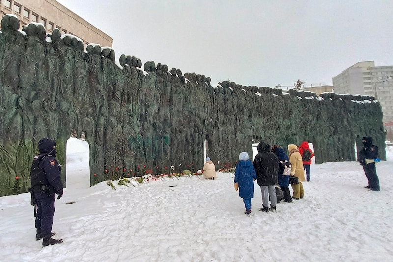 Monumento a las Víctimas del Comunismo en Kiev, Ucrania