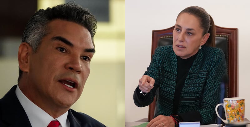 Alito Moreno. Claudia Sheinabum.