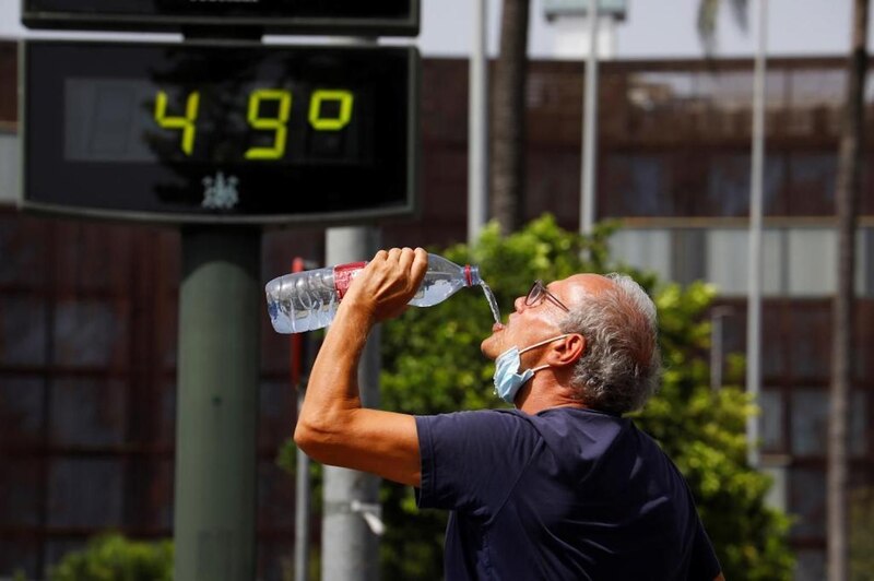 Calor sofocante en España