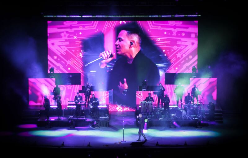 Víctor Manuelle en concierto en el Auditorio Nacional