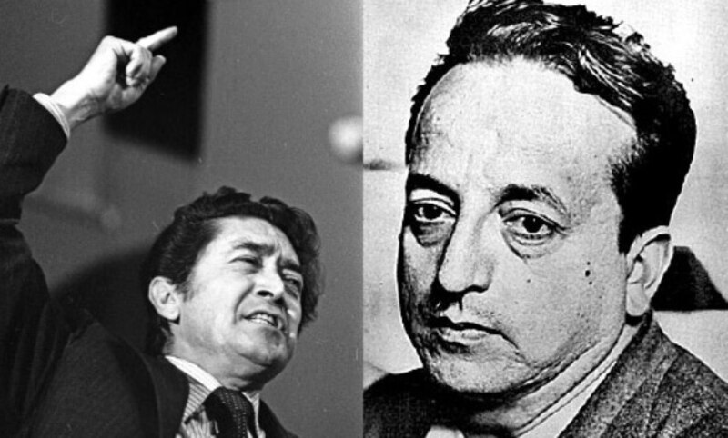 Salvador Allende y Augusto Pinochet
