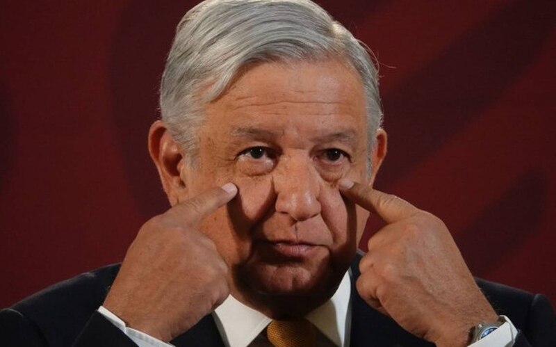 El presidente Andrés Manuel López Obrador durante una conferencia de prensa.