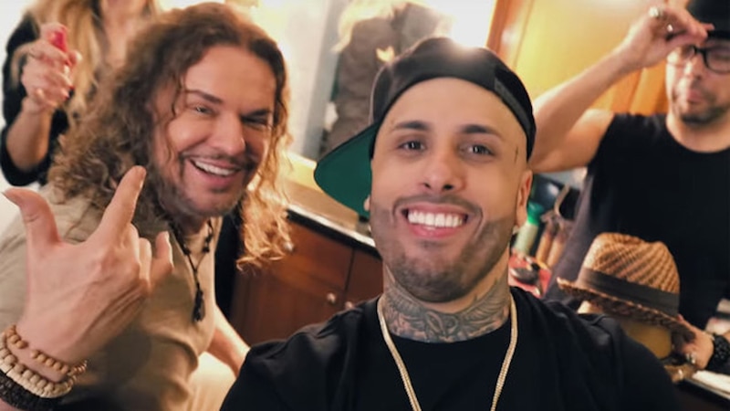 Nicky Jam y Daddy Yankee juntos en el estudio