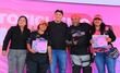 Encabeza Ecatepec rodada motociclista para prevenir accidentes de mujeres