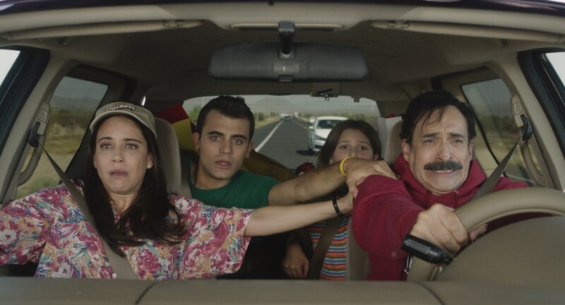 Familia en un coche