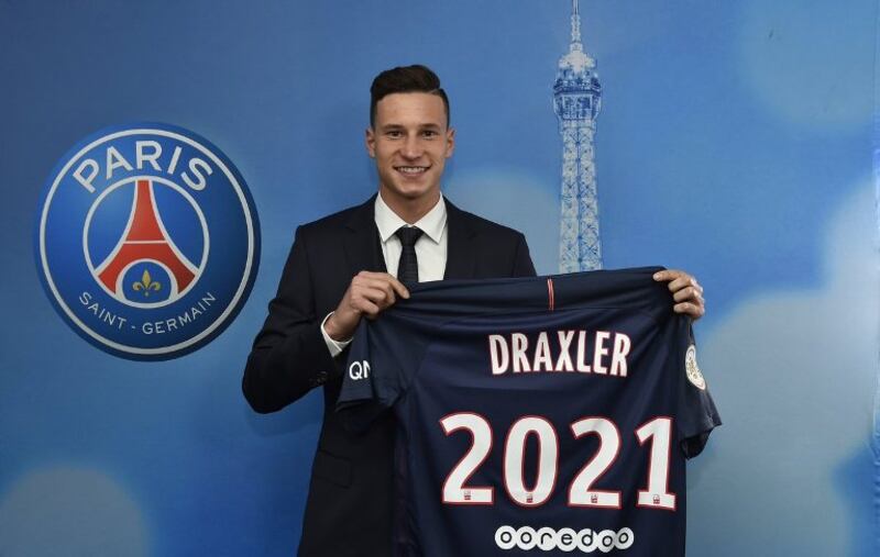 Presentación de Julian Draxler como nuevo jugador del Paris Saint-Germain