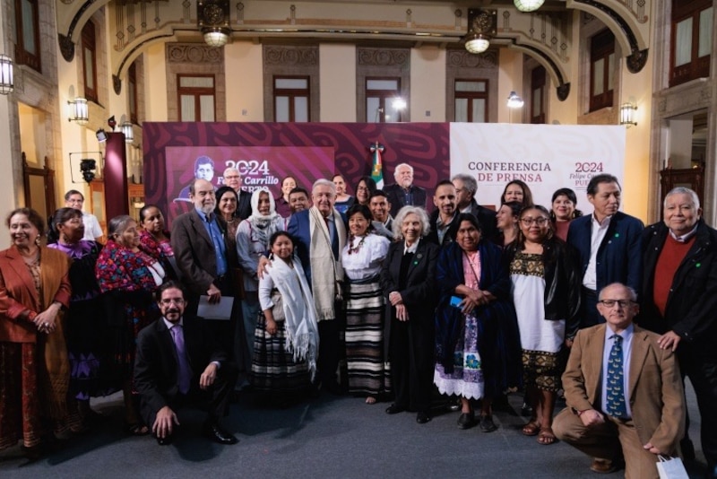 Conferencia de prensa de la candidatura de Margarita Zavala a la presidencia de México en 2024