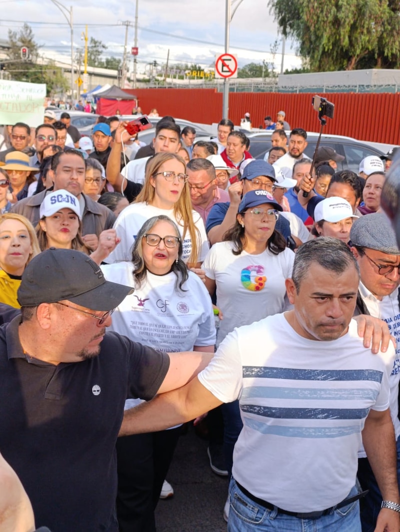 Marcha en contra del gobierno