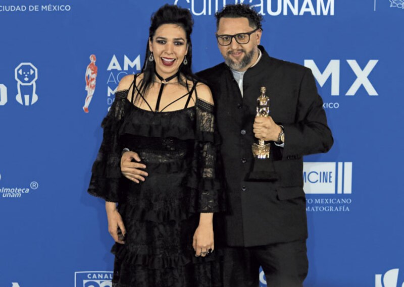 Yalitza Aparicio y Alfonso Cuarón en la alfombra roja de los Premios Ariel 2019