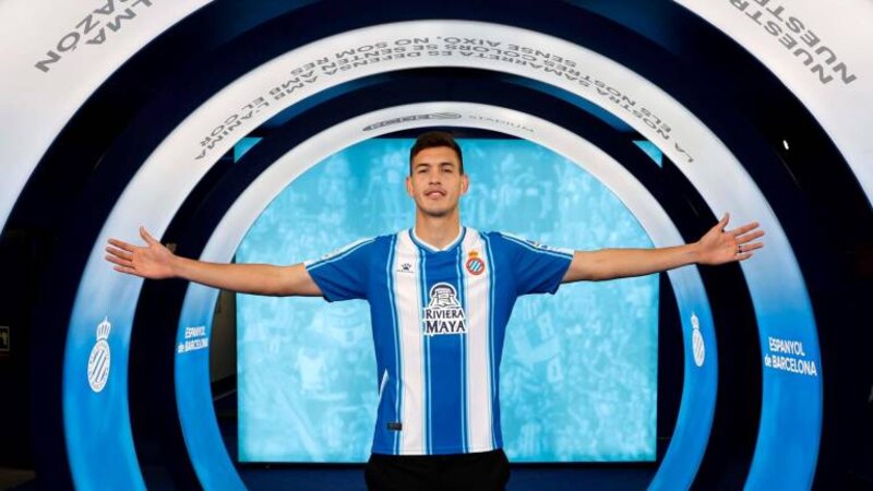 Presentación de Riquelme como nuevo jugador del RCD Espanyol
