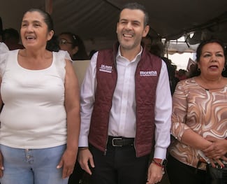 Ulises Mejía llama a fortalecer la Cuarta Transformación en Villa de Cos, Zacatecas
