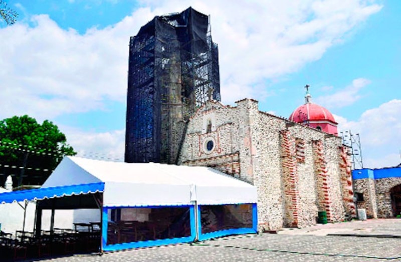 Iglesia de San Francisco en Puebla, México
