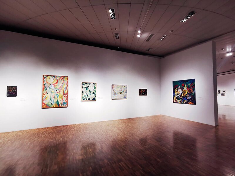 Exposición de arte moderno